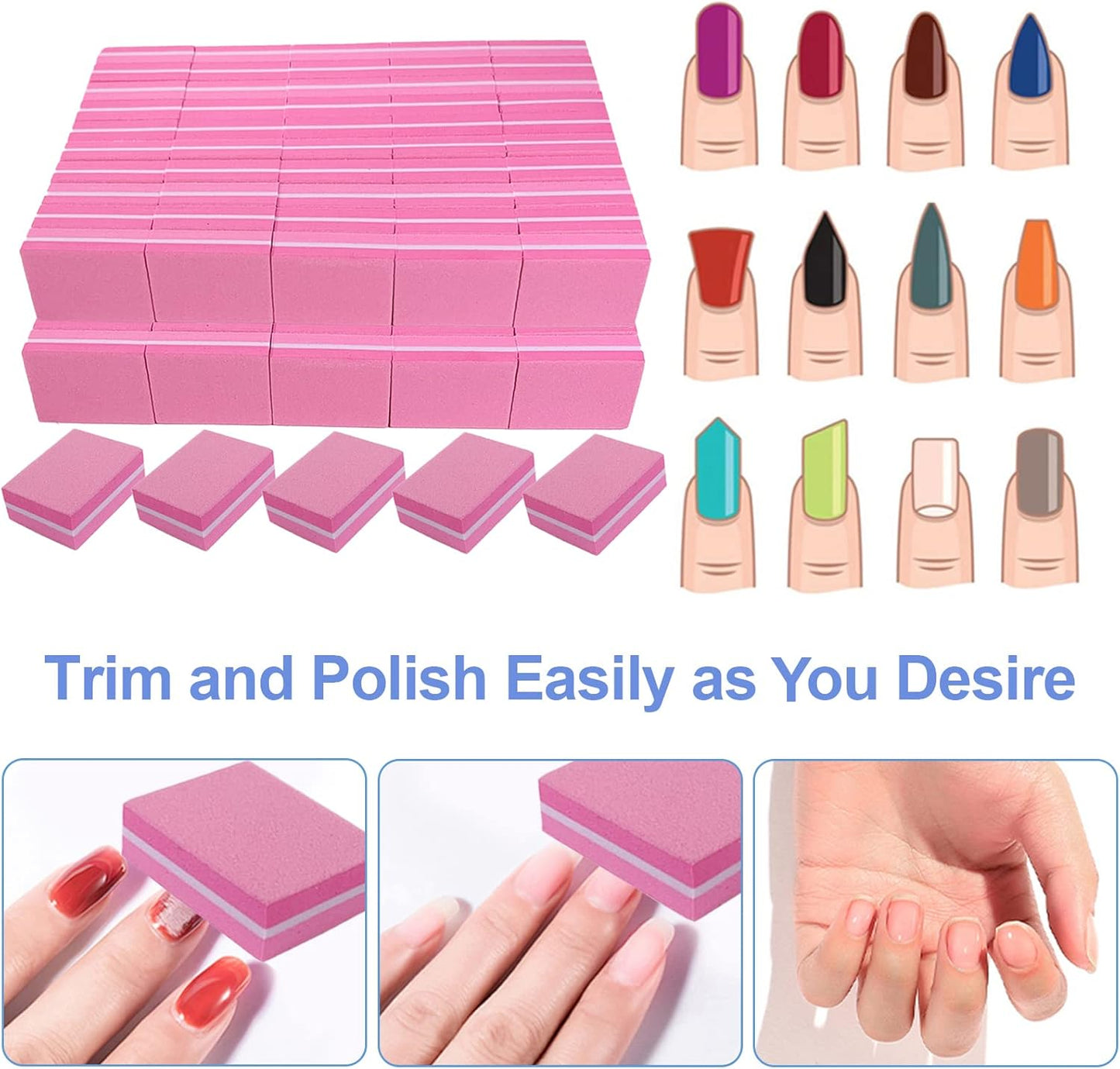 NAIL BUFFERS 100 PCS