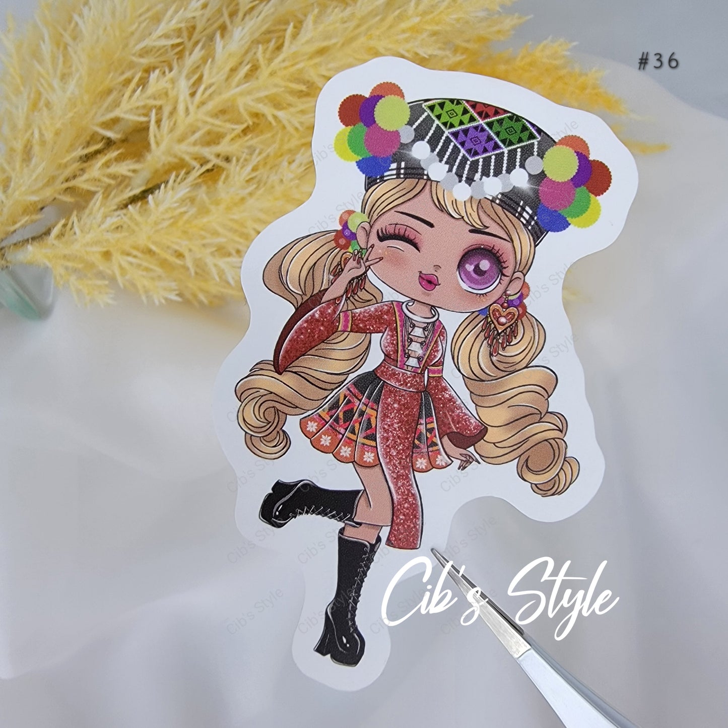 Hmong Boys and Girls Stickers (20 different style)