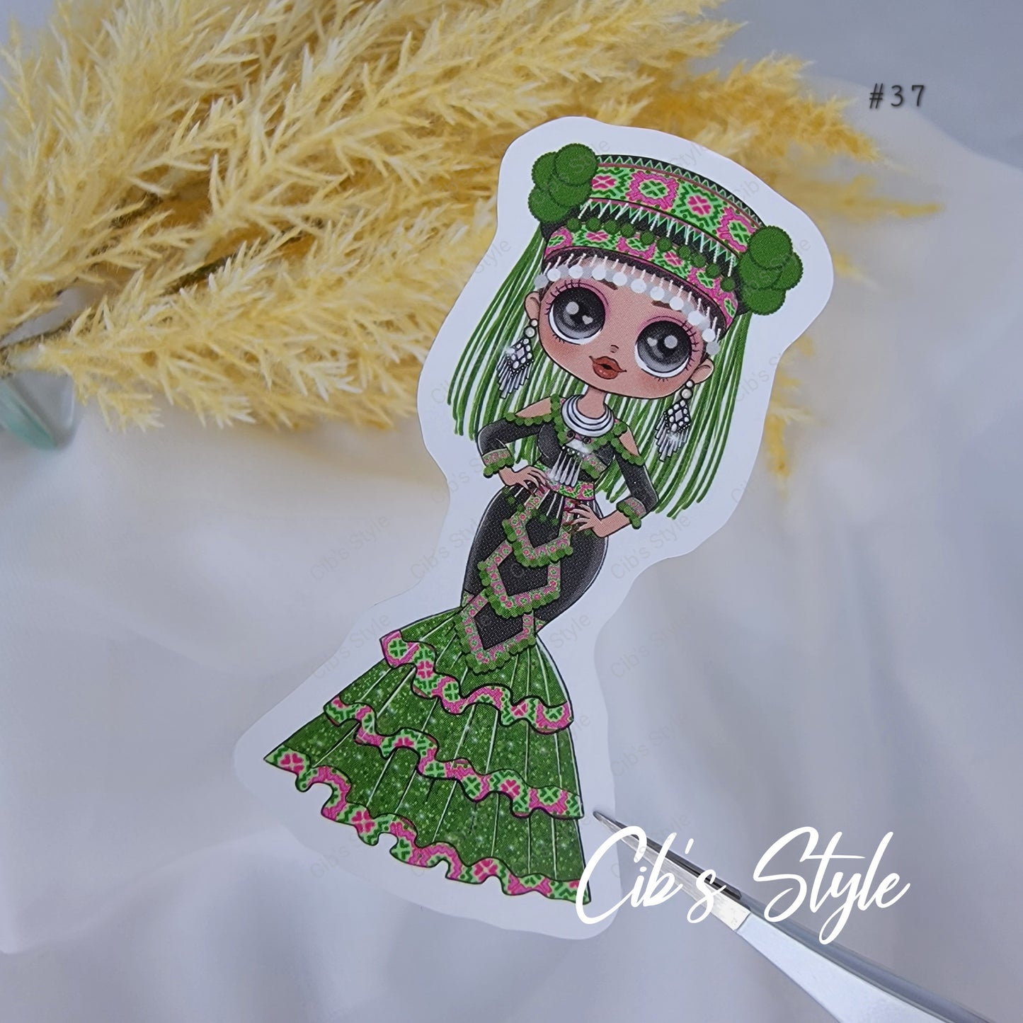 Hmong Boys and Girls Stickers (20 different style)