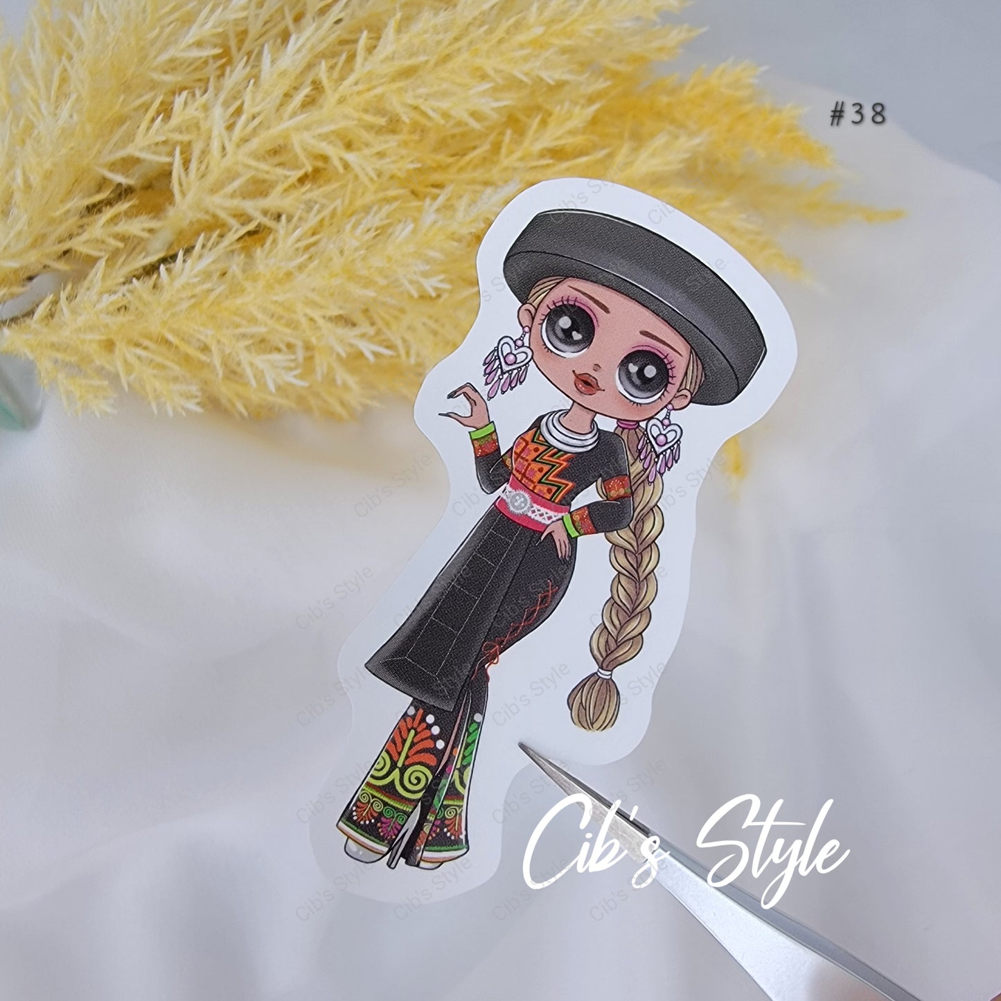 Hmong Boys and Girls Stickers (20 different style)
