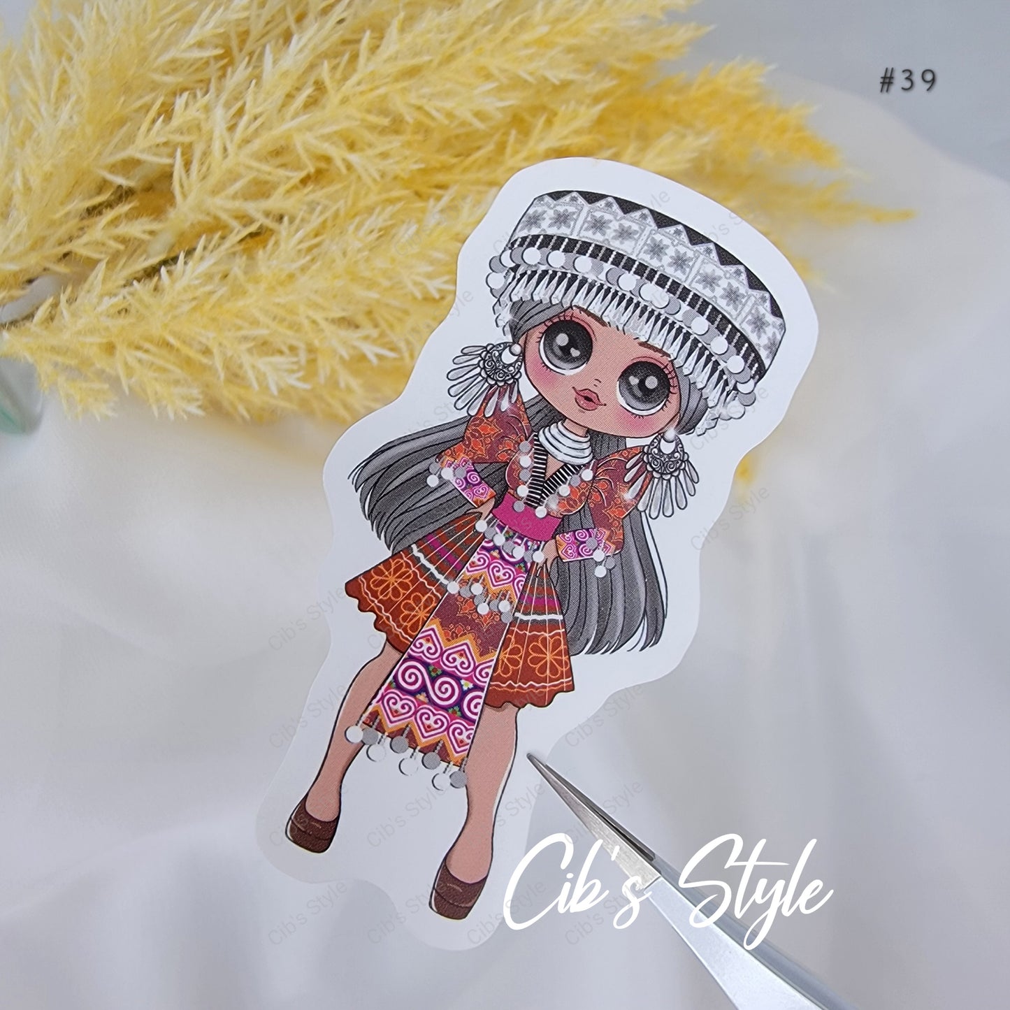 Hmong Boys and Girls Stickers (20 different style)