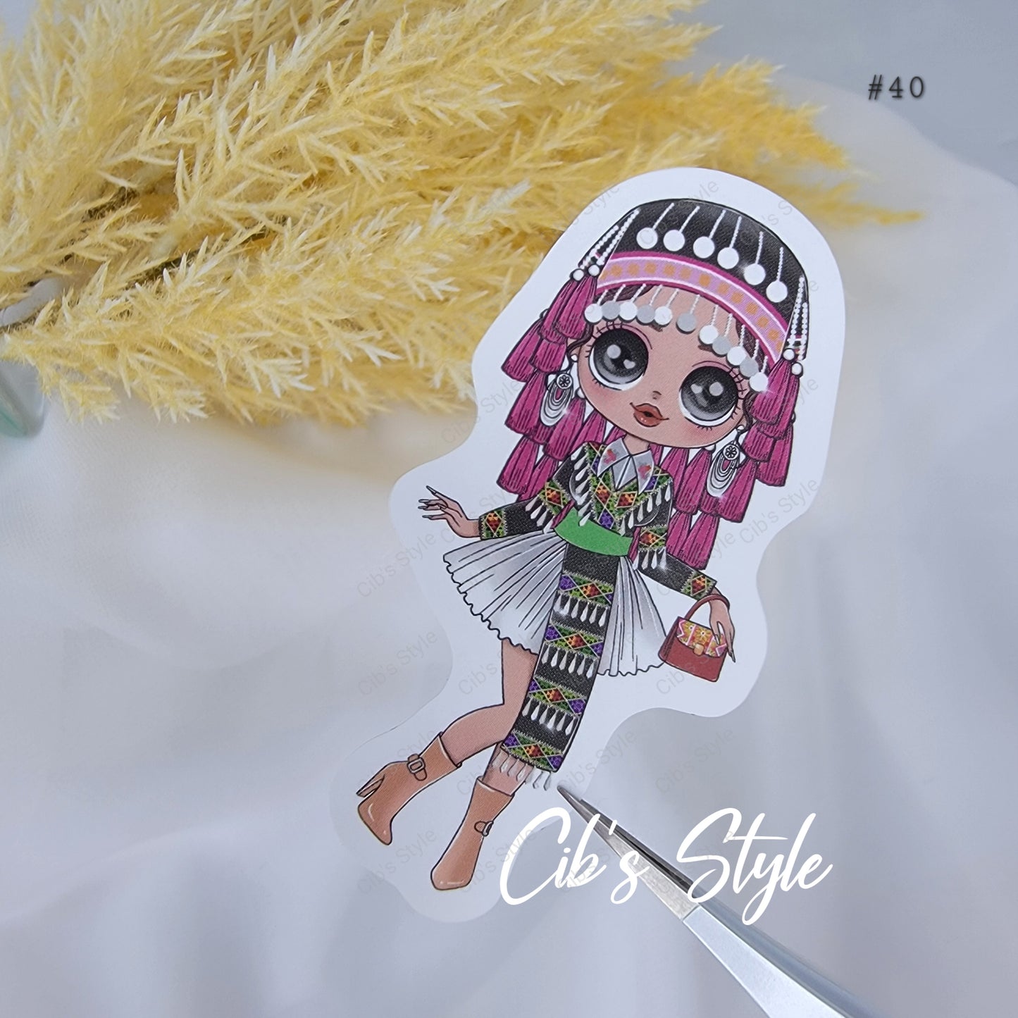 Hmong Boys and Girls Stickers (20 different style)