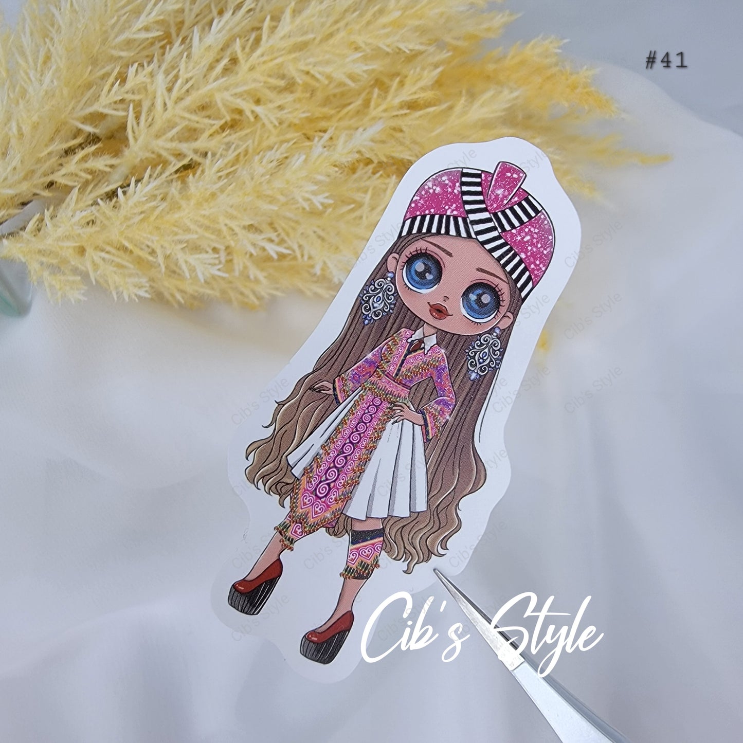 Hmong Boys and Girls Stickers (20 different style)