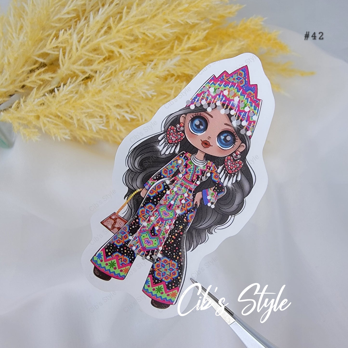 Hmong Boys and Girls Stickers (20 different style)