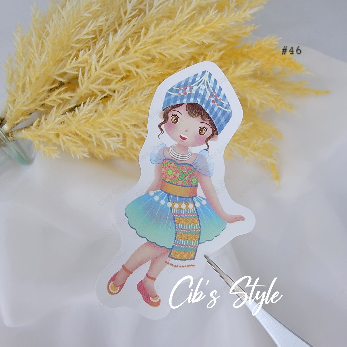 Hmong Boys and Girls Stickers (20 different style)