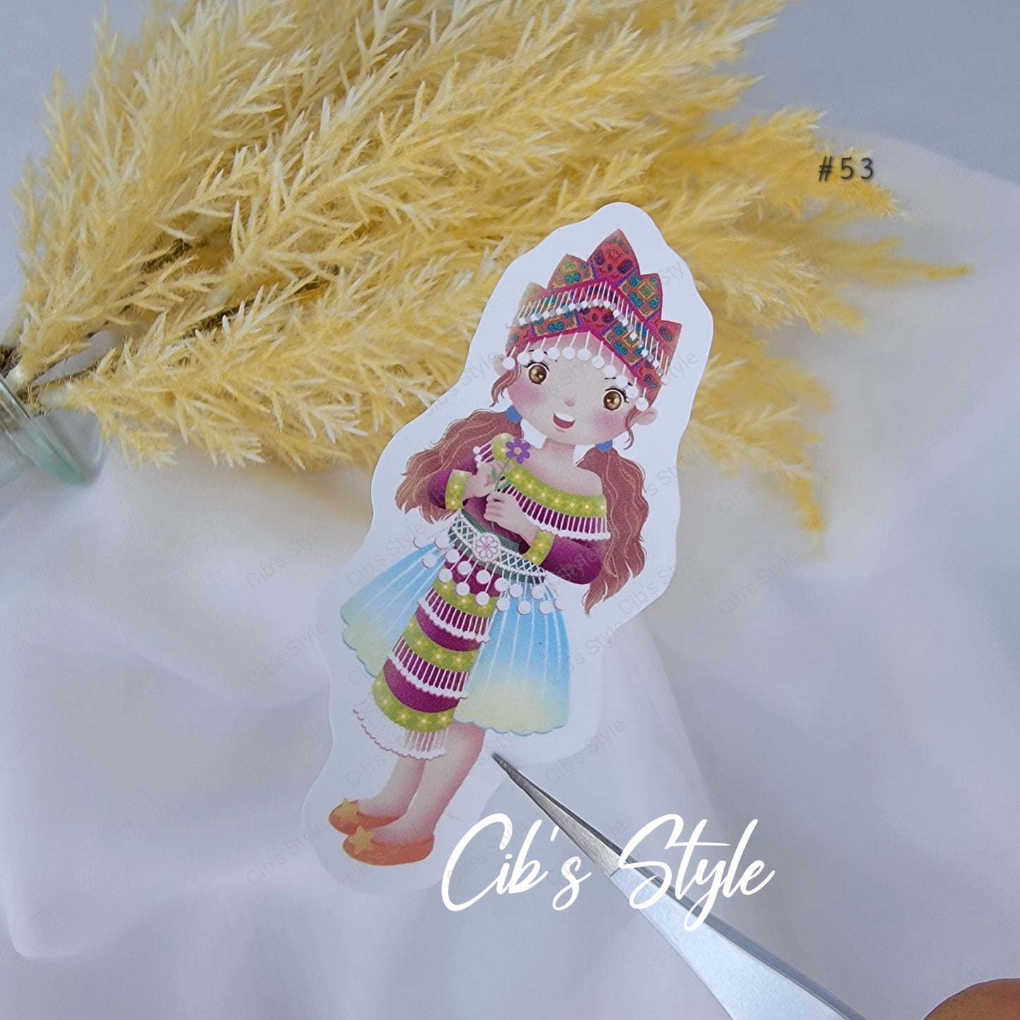Hmong Boys and Girls Stickers (20 different style)