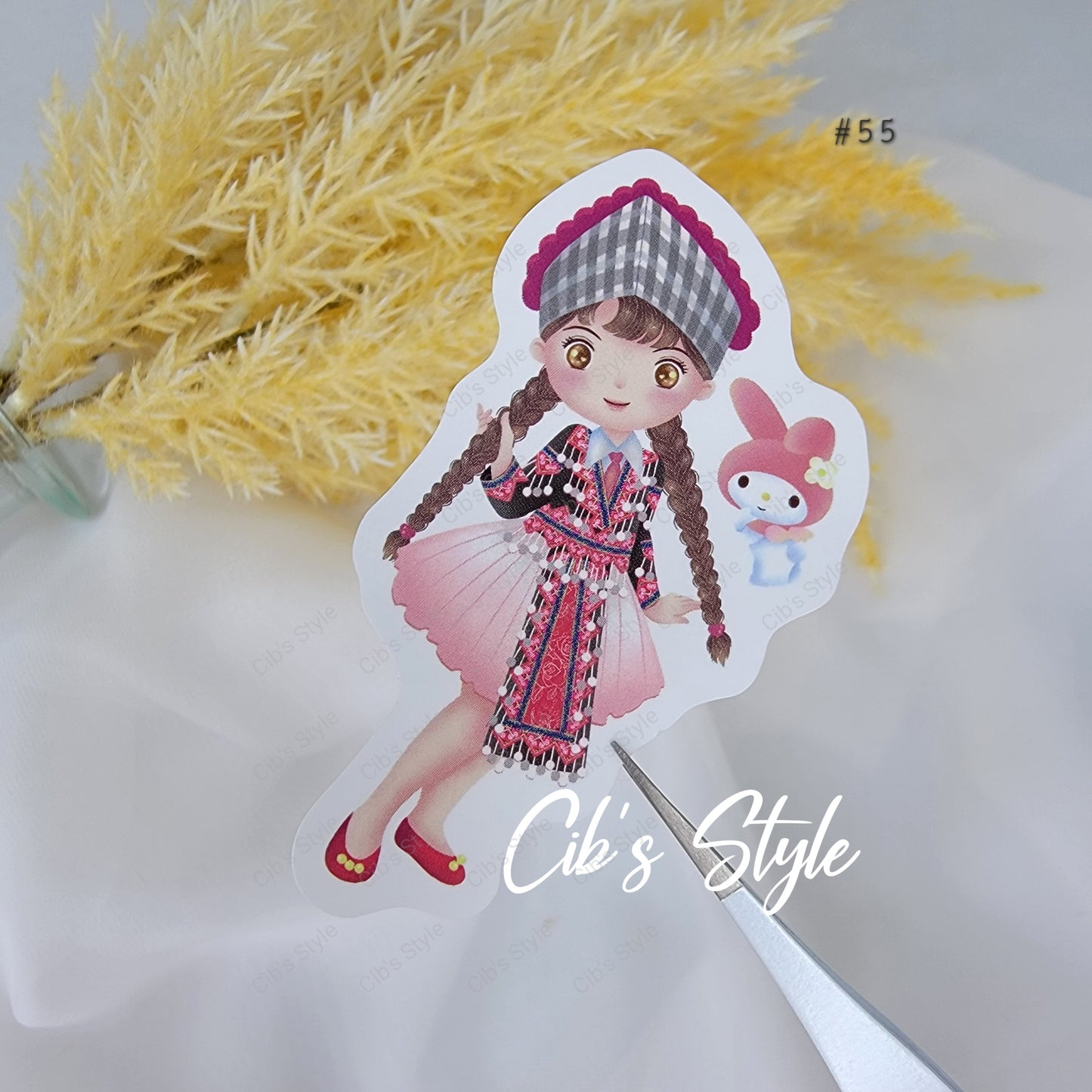 Hmong Boys and Girls Stickers (20 different style)