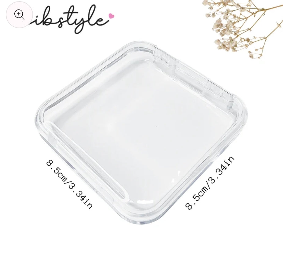 CIBSTYLE Clear Press On Nails Storage Boxes With Customized Logo (UV Transfer Labels)