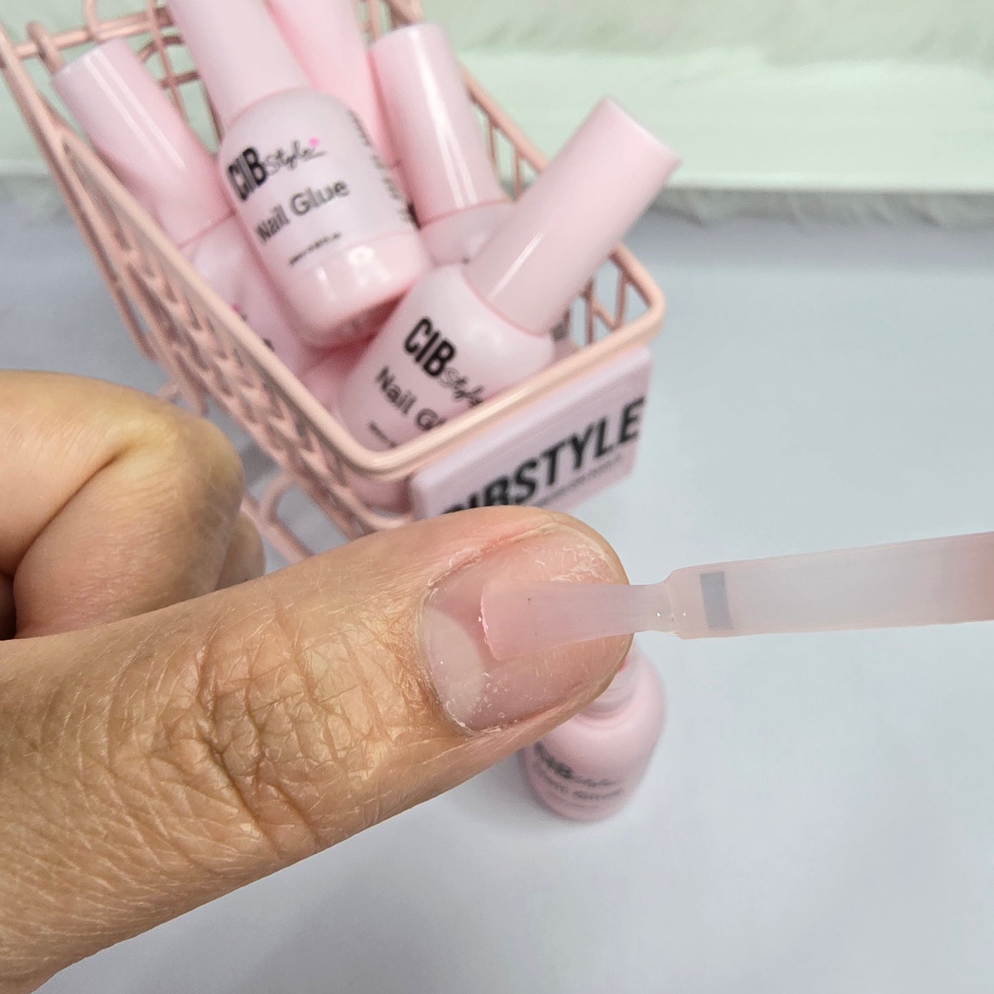 CIBSTYLE BRUSH ON NAIL GLUE FOR PRESS-ON NAILS SUPER STRONG NAILS GLUE