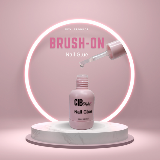 CIBSTYLE BRUSH ON NAIL GLUE FOR PRESS-ON NAILS SUPER STRONG NAILS GLUE