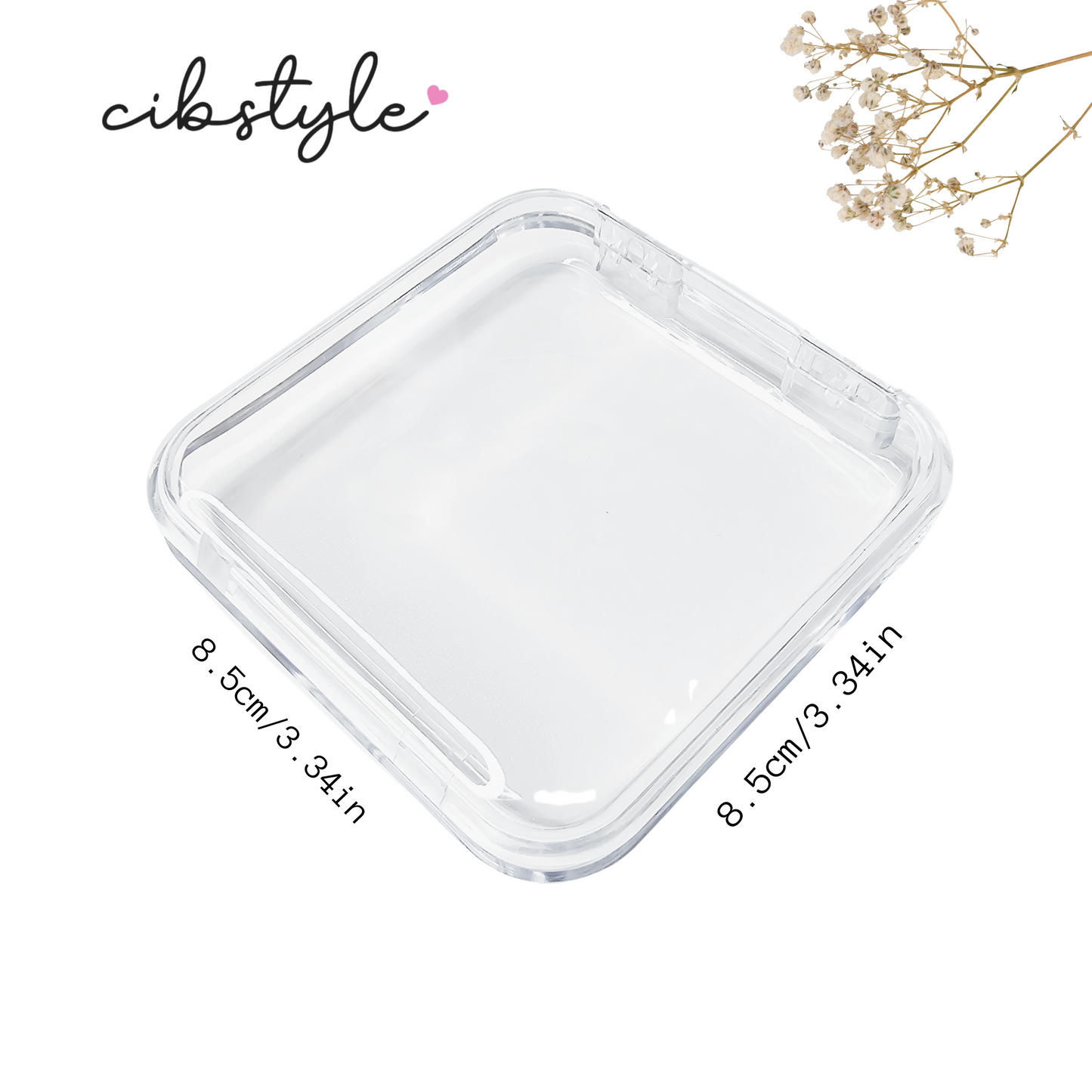 CIBSTYLE Clear Press On Nails Storage Boxes