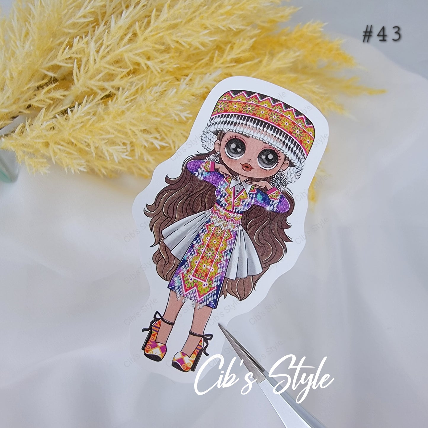 Hmong Boys and Girls Stickers (20 different style)